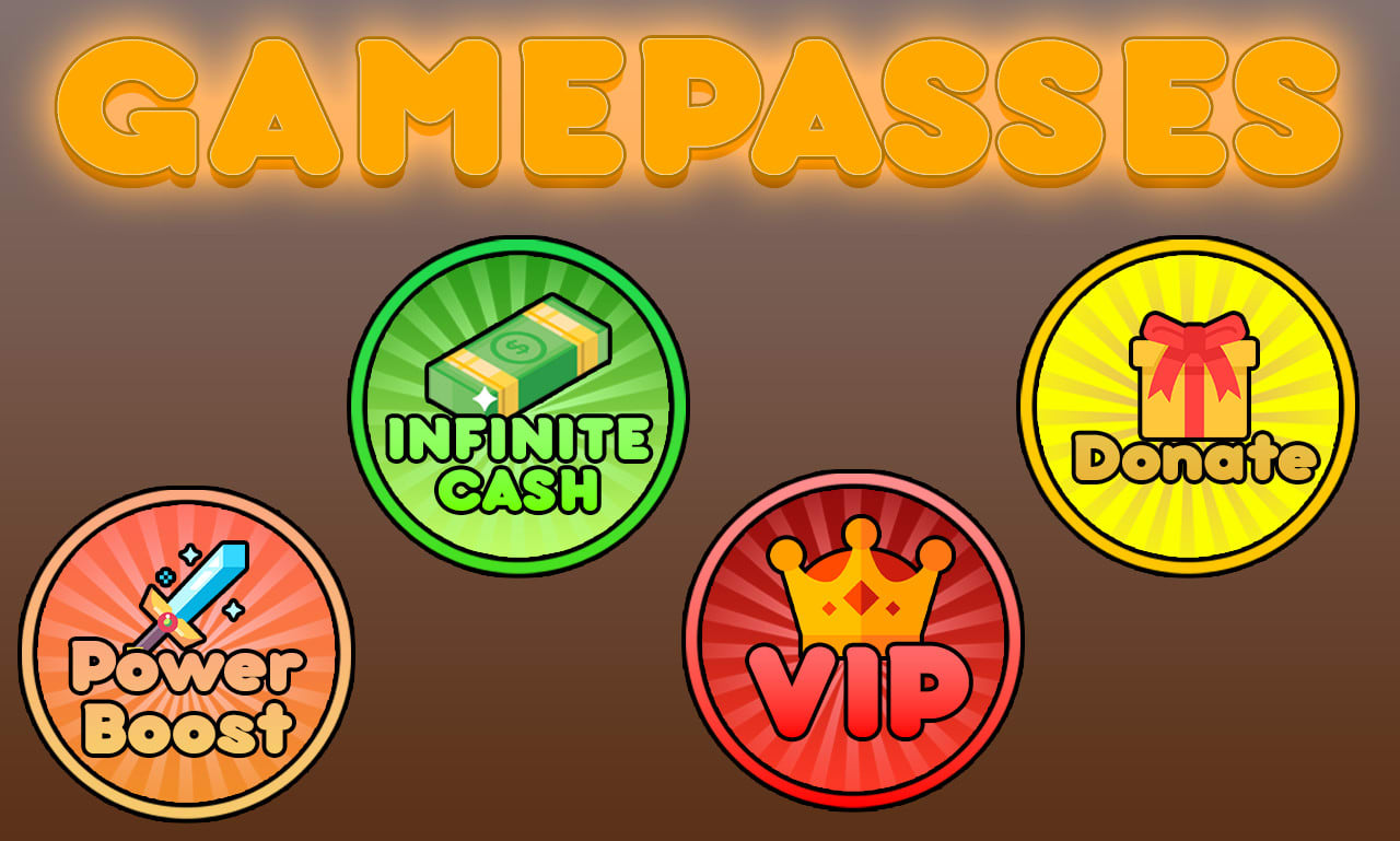 Create roblox gamepass and badge icons for your roblox game by Emir1gt