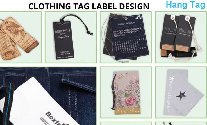 Design clothing labels, shirt tag, hang tag and neck tag by Muhammadusama99