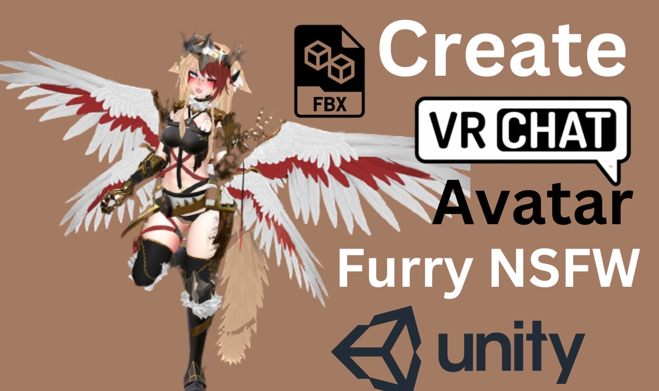 Model 3d vrchat avatar vr avatar nsfw furry vrchat vrc character by  Sollybliss | Fiverr