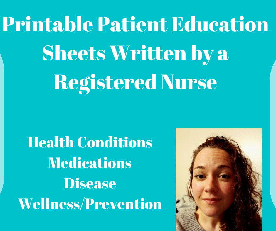 Create patient education handouts as a nurse by Lindsaymontford | Fiverr for Free Printable Patient Education Handouts