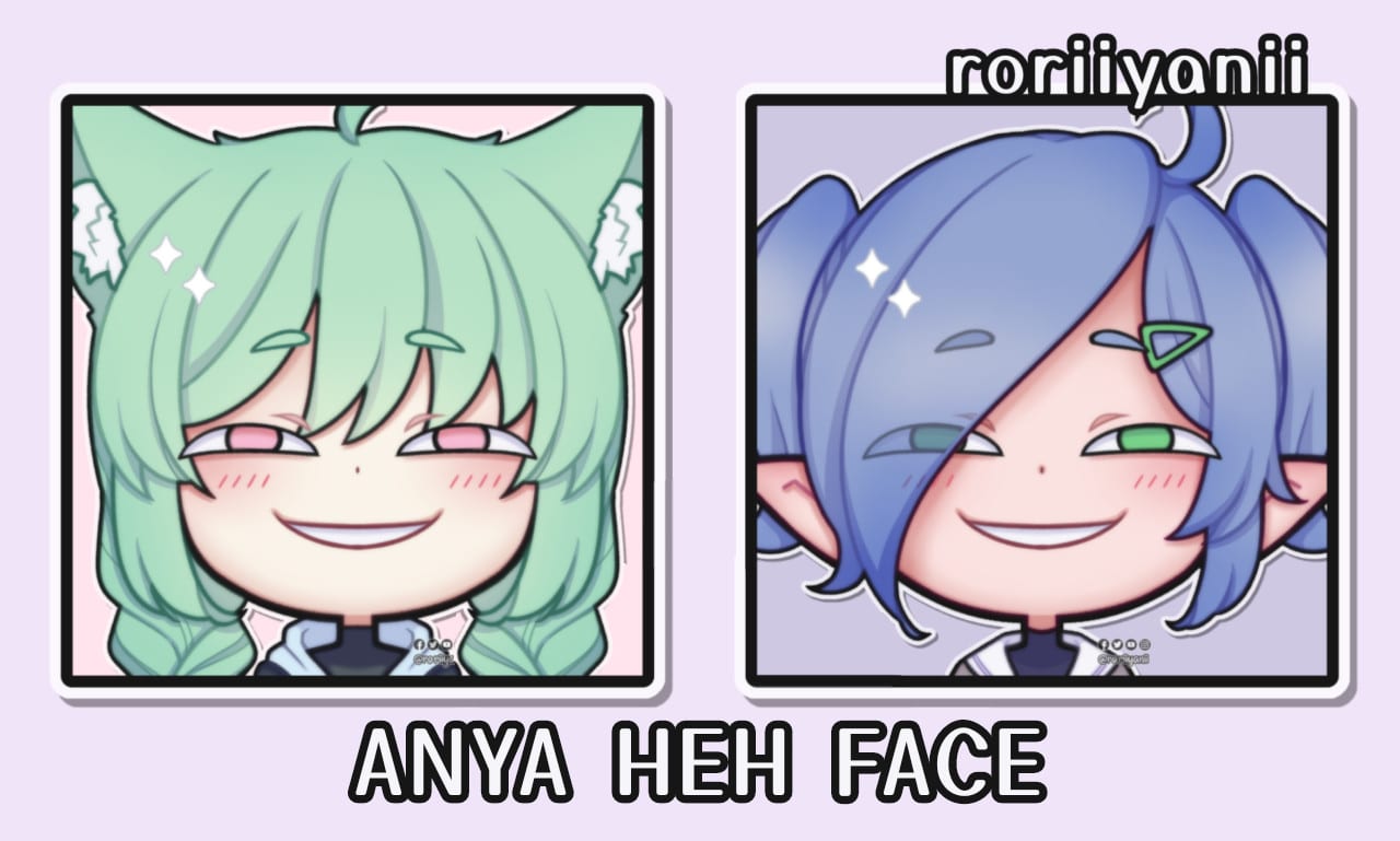 honey 💐 on X: #VTuber s, drop your PNG below and i'll draw you an anya  meme emote on stream tonight~ i should have time for 3-4 but we'll see how  it