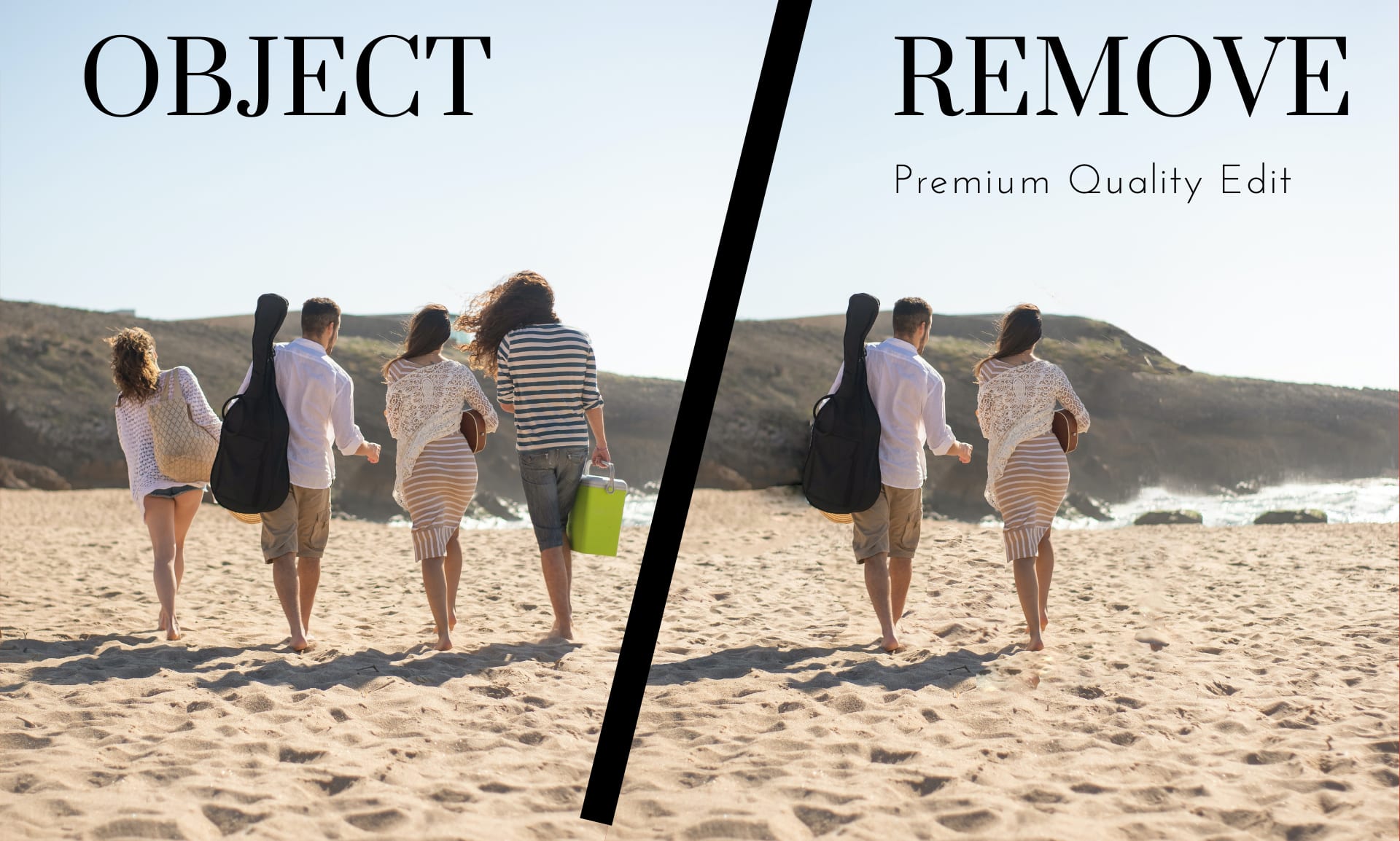 Add or remove person, remove people, remove object, from photo to photoshop  by Photo_filter | Fiverr