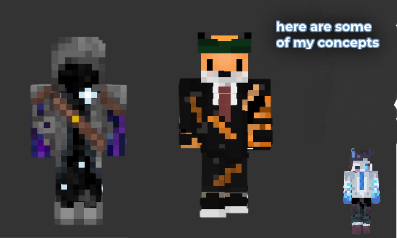 Make you the best custom minecraft skin for low price by Avethea