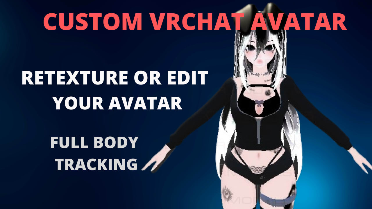 Retexture Or Edit Vr Chat Avatar Nsfw Sfw Vtuber Furry Vrchat Avatar By It Dany5 Fiverr