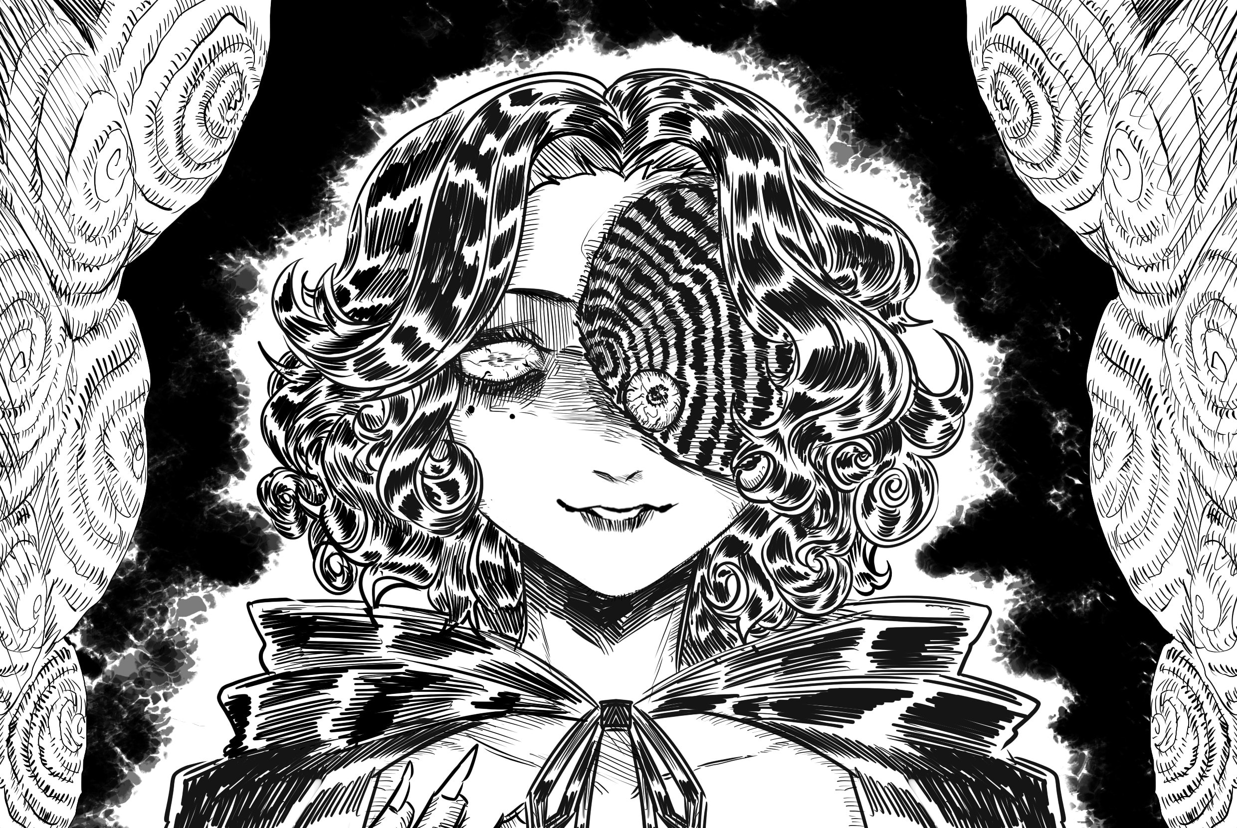 To improve the Junji Ito animes. Make them black and white and add