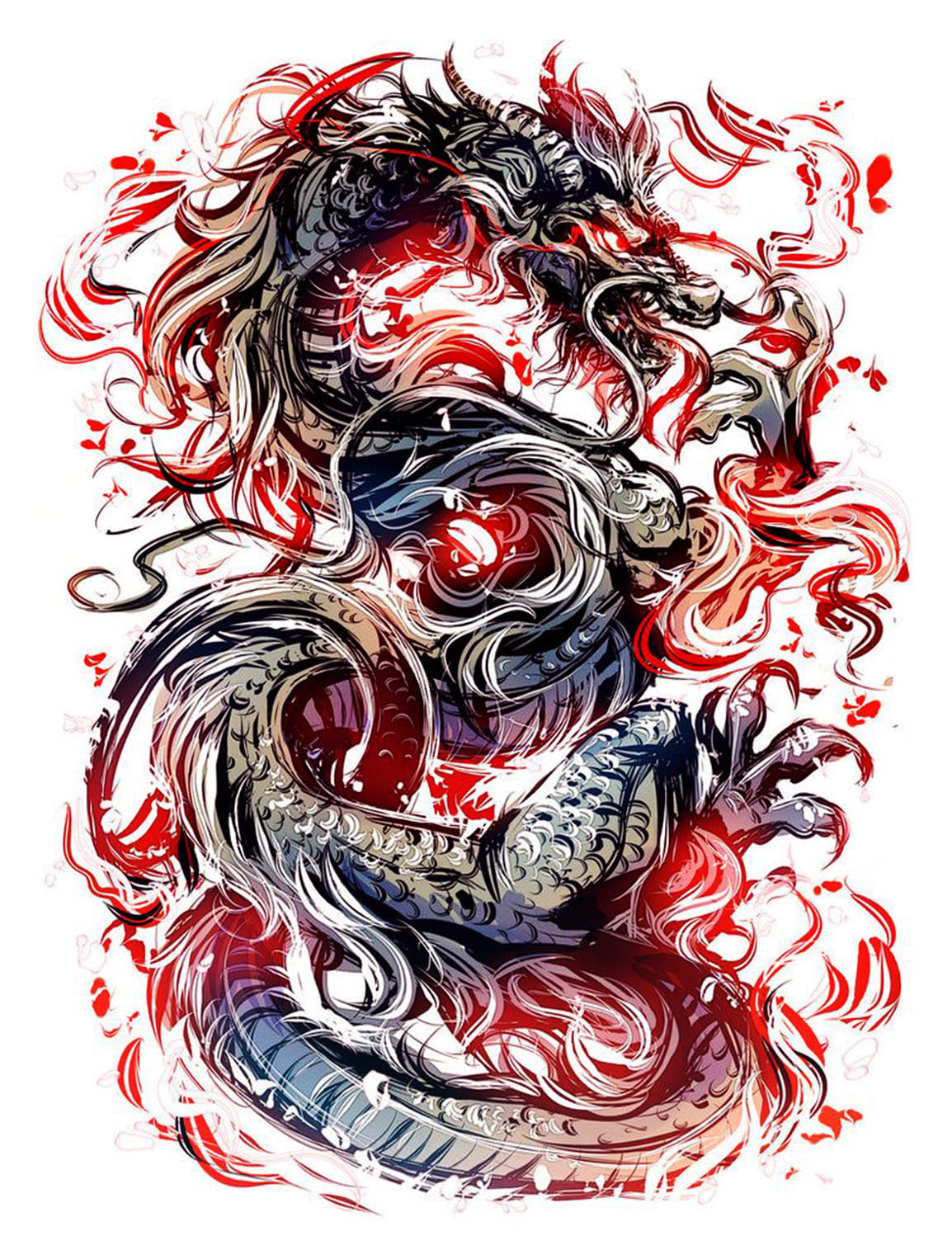 Design awesome original japanese tattoo, oriental tattoo for