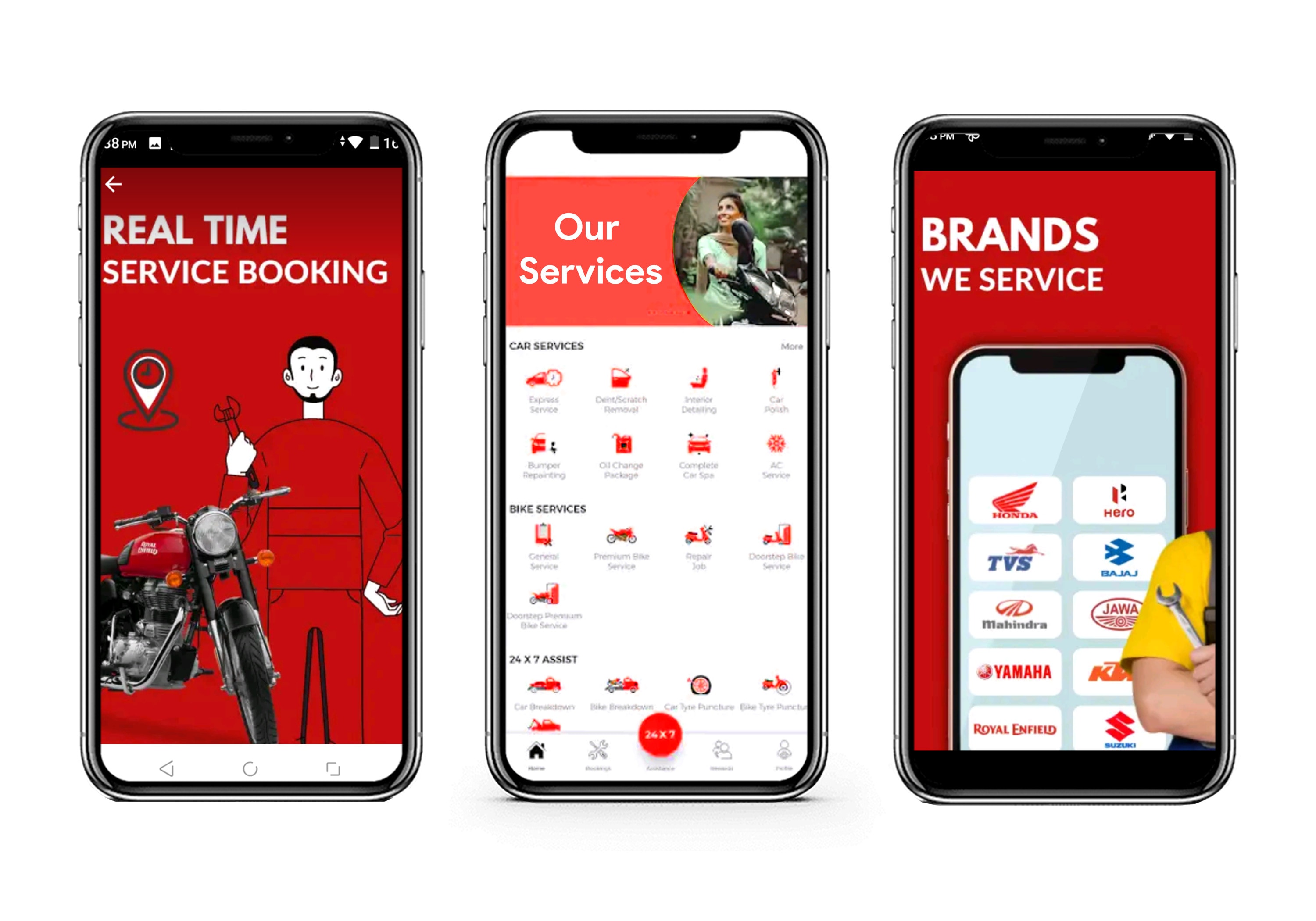 Vehicle Best Bike Repair App App For Bike Service Booking App Bike