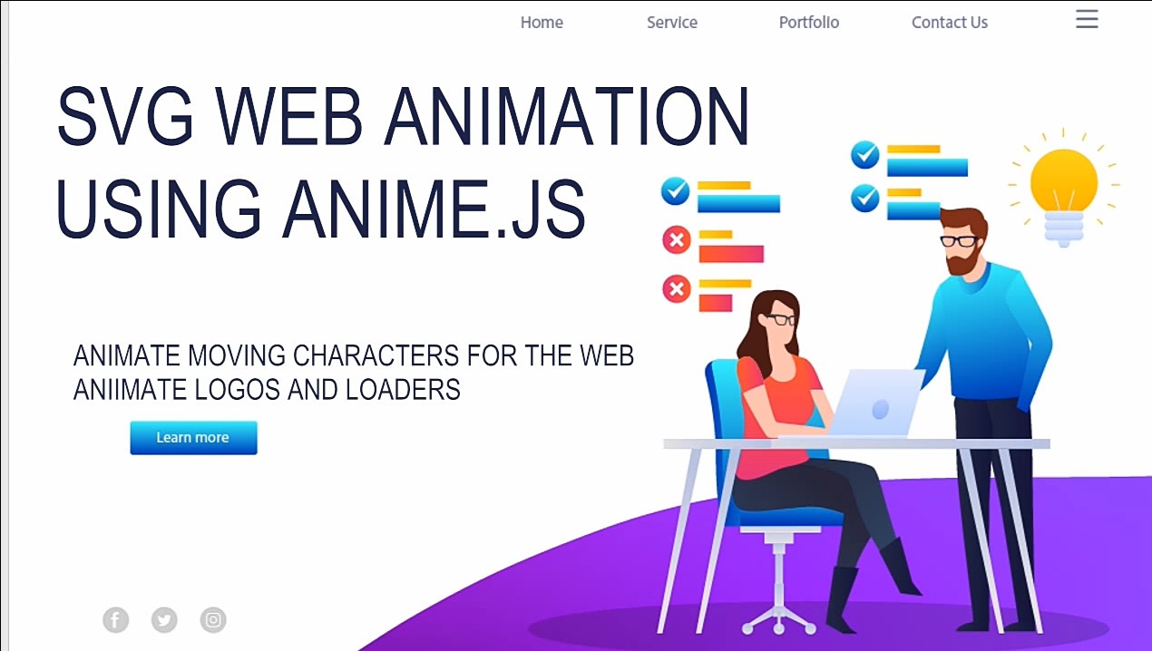 SVG Draw with Anime.js Script in Webflow - WebDev For You