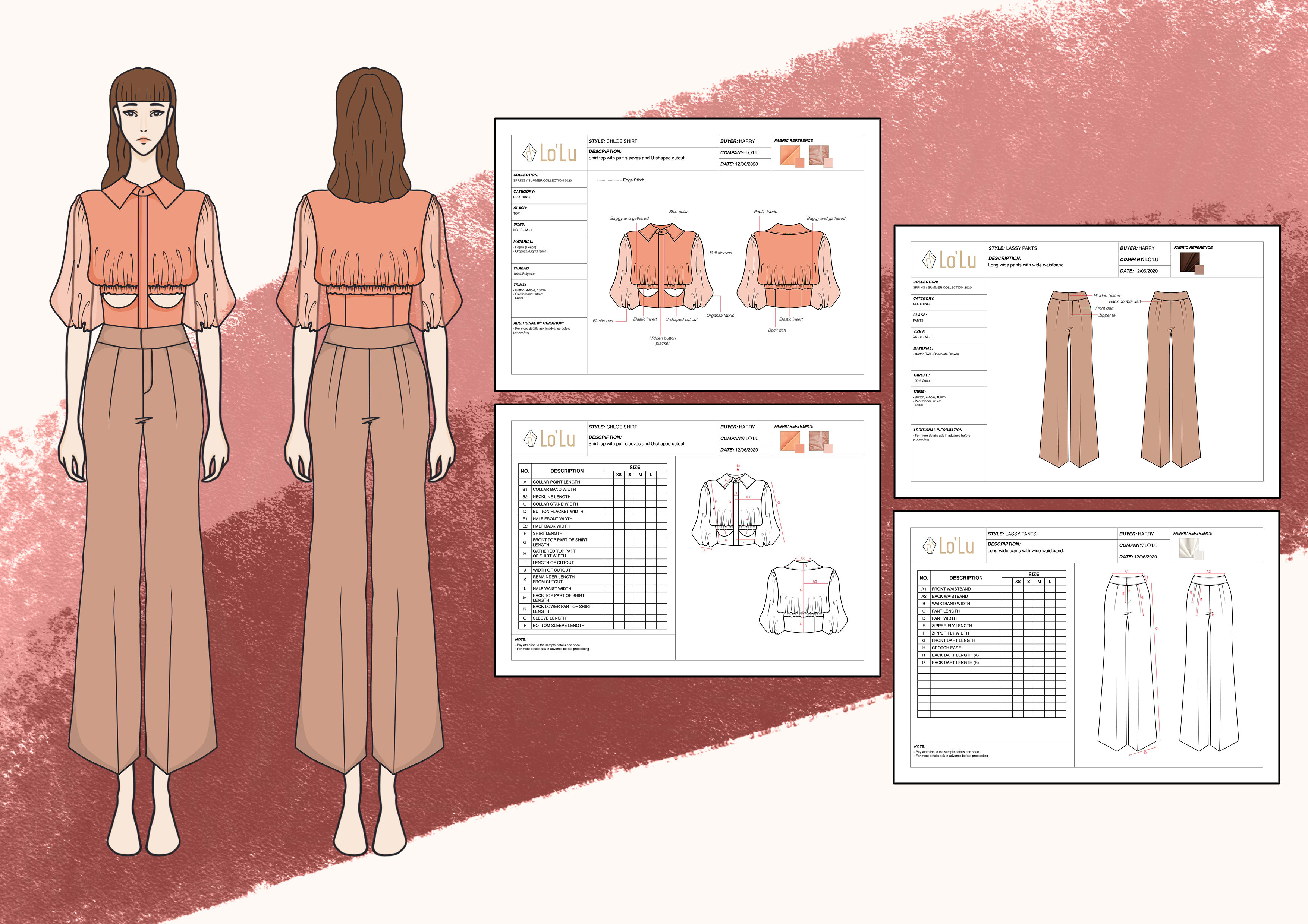 Sold Custom Fashion Flat Sketches / Technical Drawings / Fashion CAD / 5 x Tech Pack Drawing Bundle - Made to Order