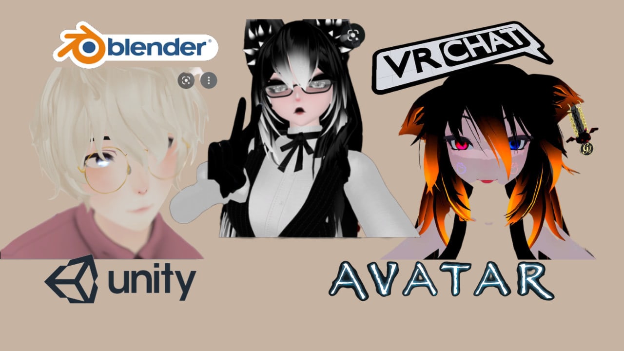 Custom Avatar Blender To Unity Vrchat Avatar Creation Custom