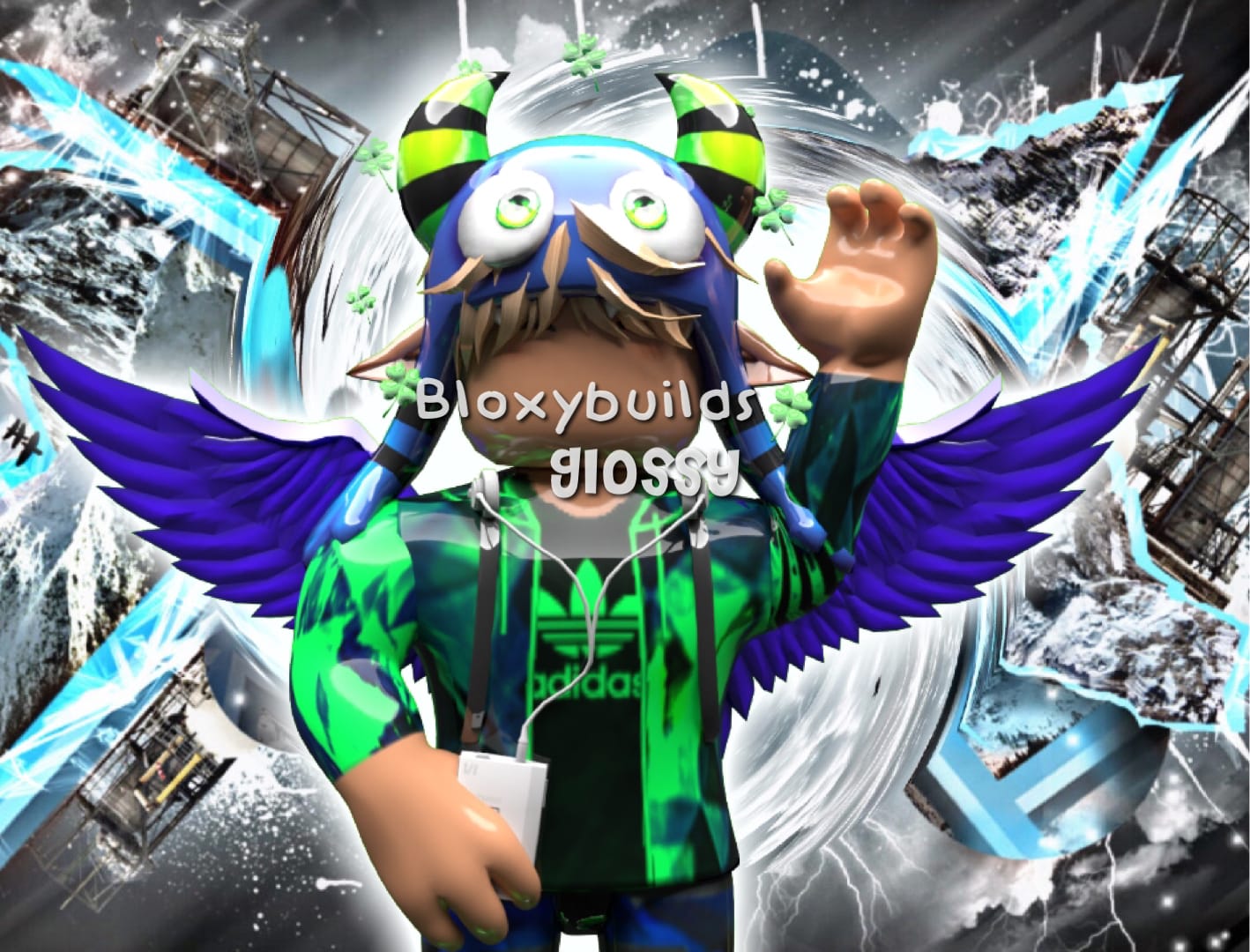 Make a glossy roblox gfx personalised for your roblox avatar by