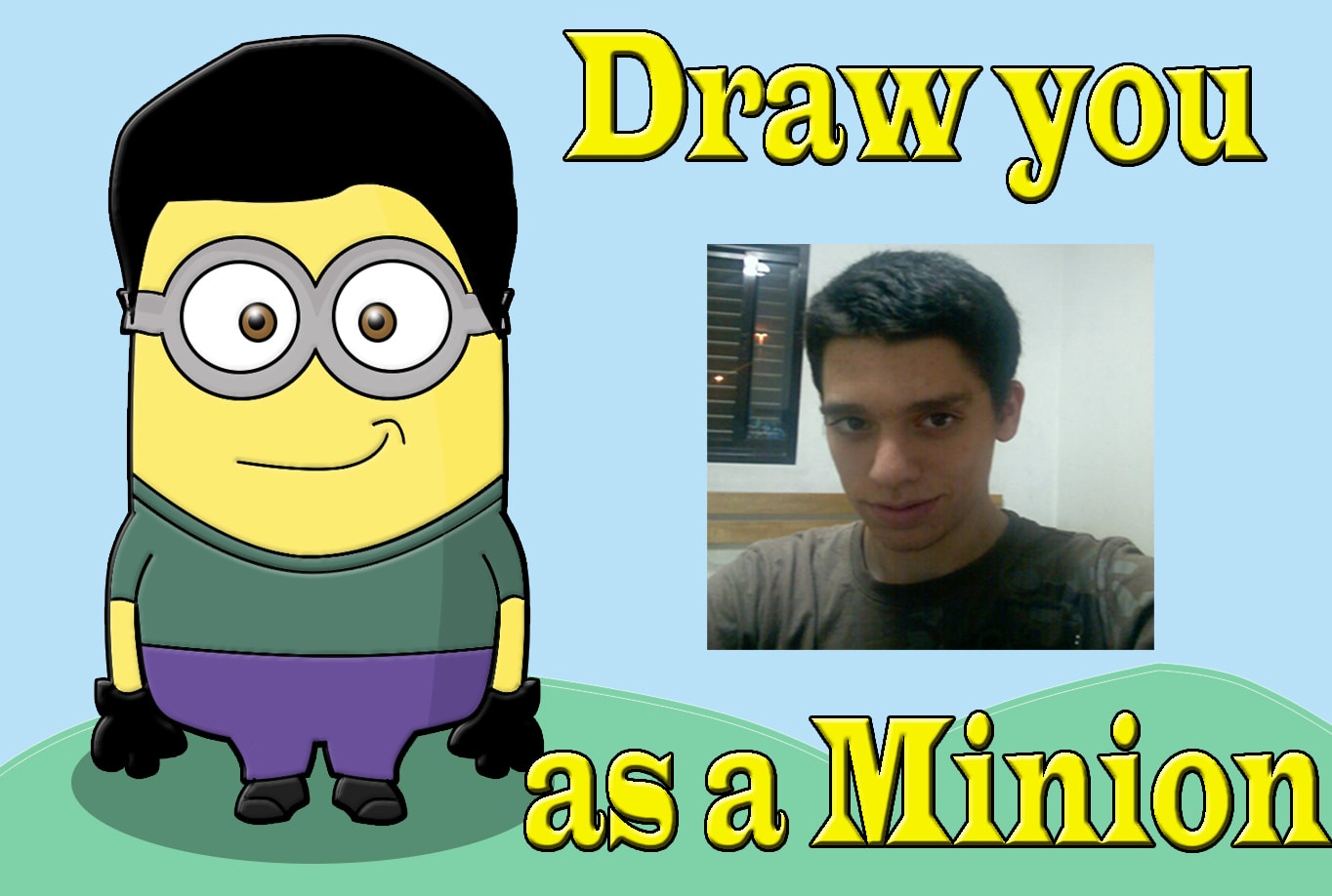 Draw you as a minion cartoon by Nirishere | Fiverr