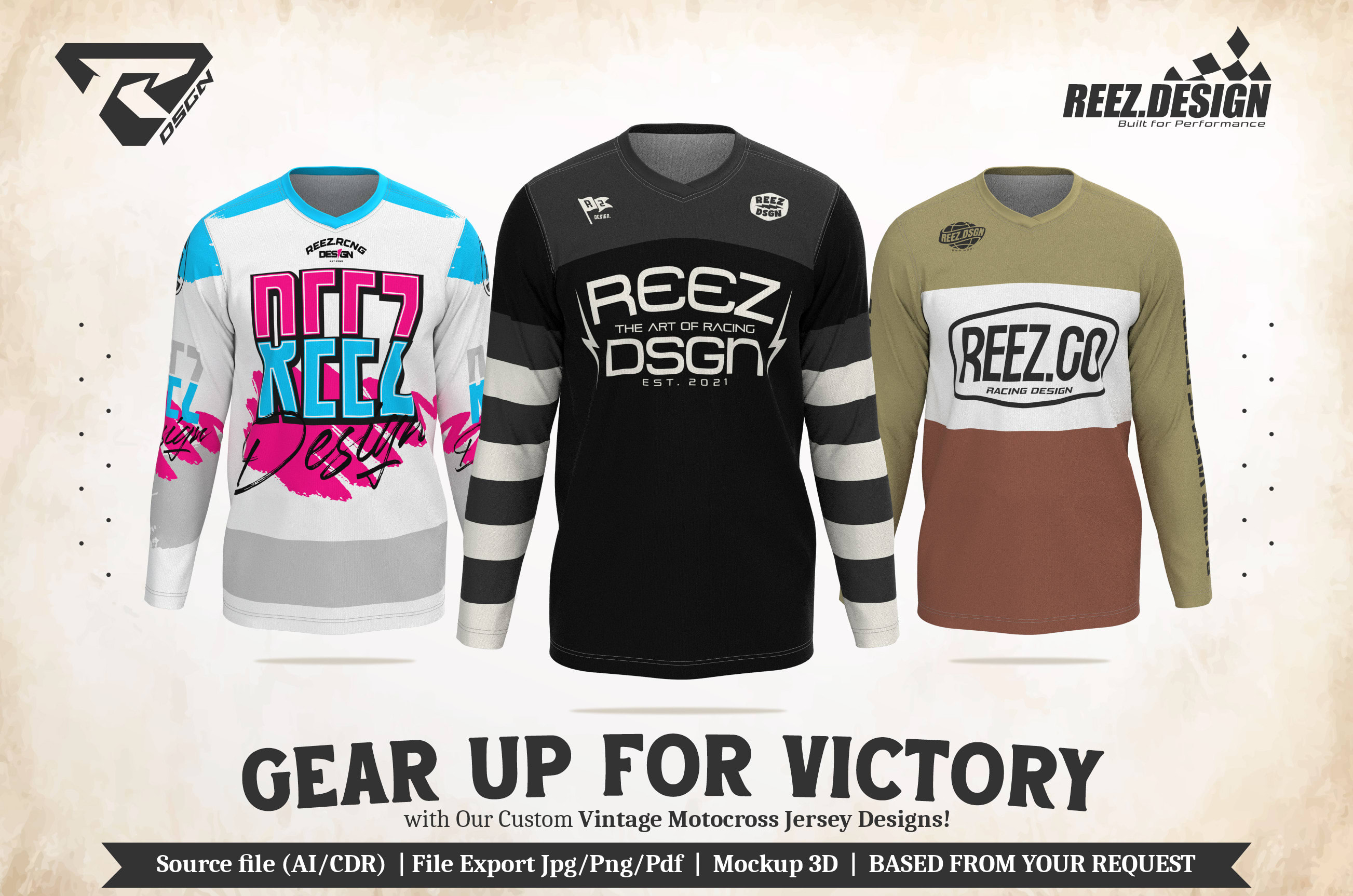 Design Template Motorcycle Long Sleeve Design Speedy Style: Long