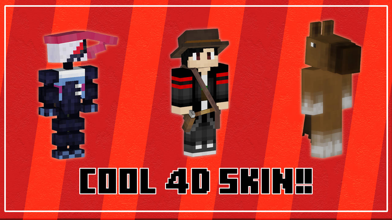 make you cool custom 3d minecraft skin