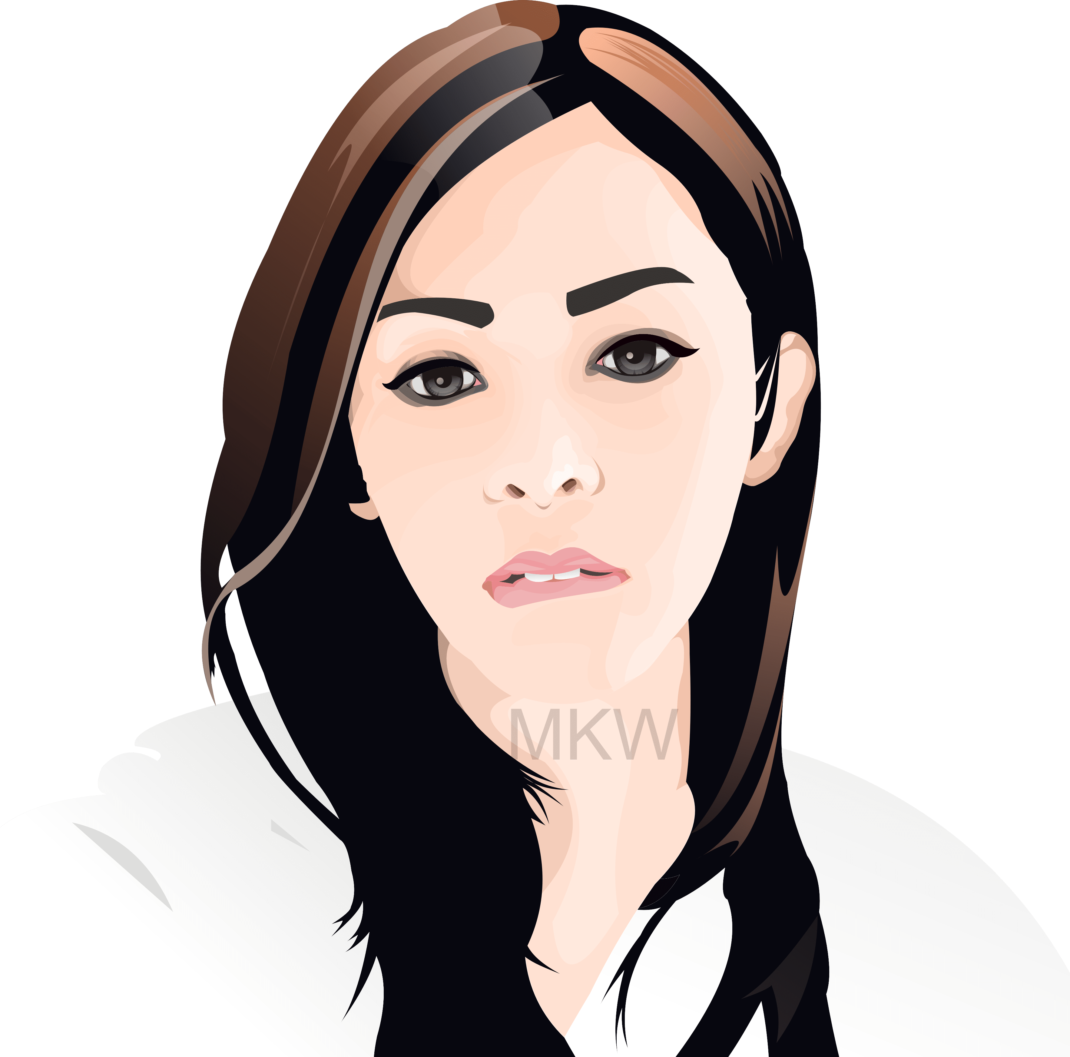 Change your face photo into cartoon or photo vector by Mariakrisw | Fiverr