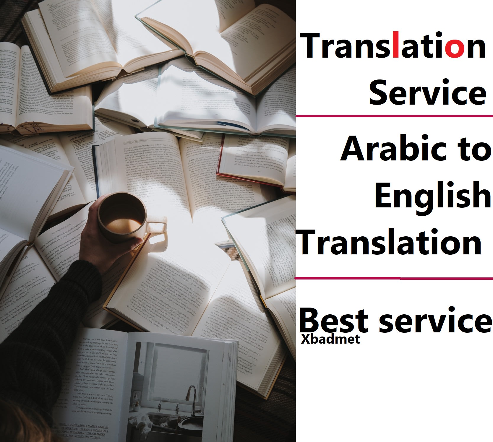 Translate from arabic to english with the best service by Xbadmet | Fiverr