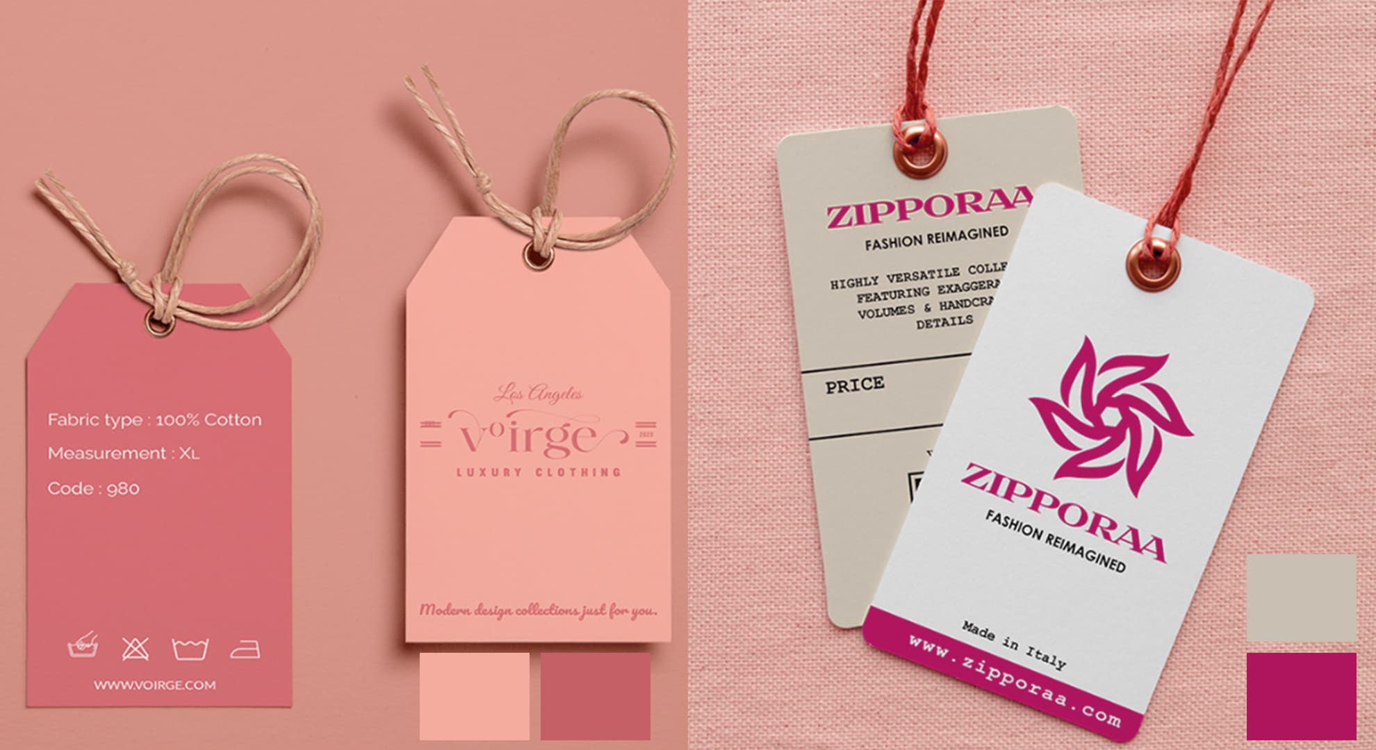Design hang tag, clothing labels and neck label by Designque9 ...