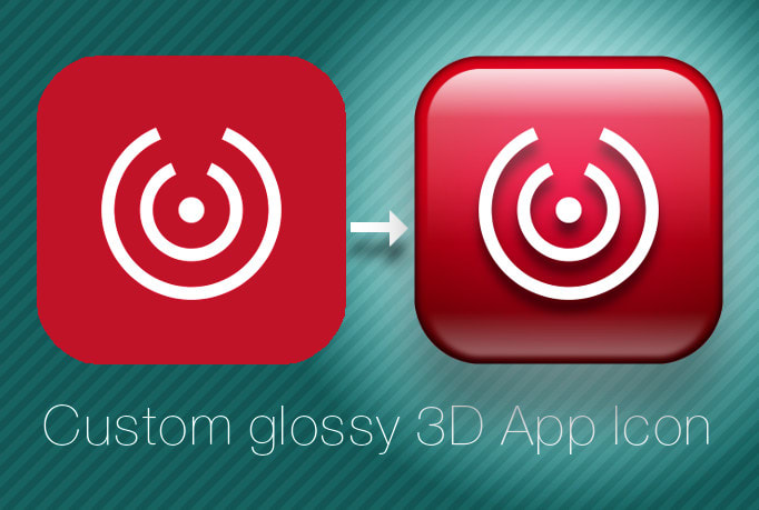 Make A Custom Glossy 3d App Icon By Iamglitterface