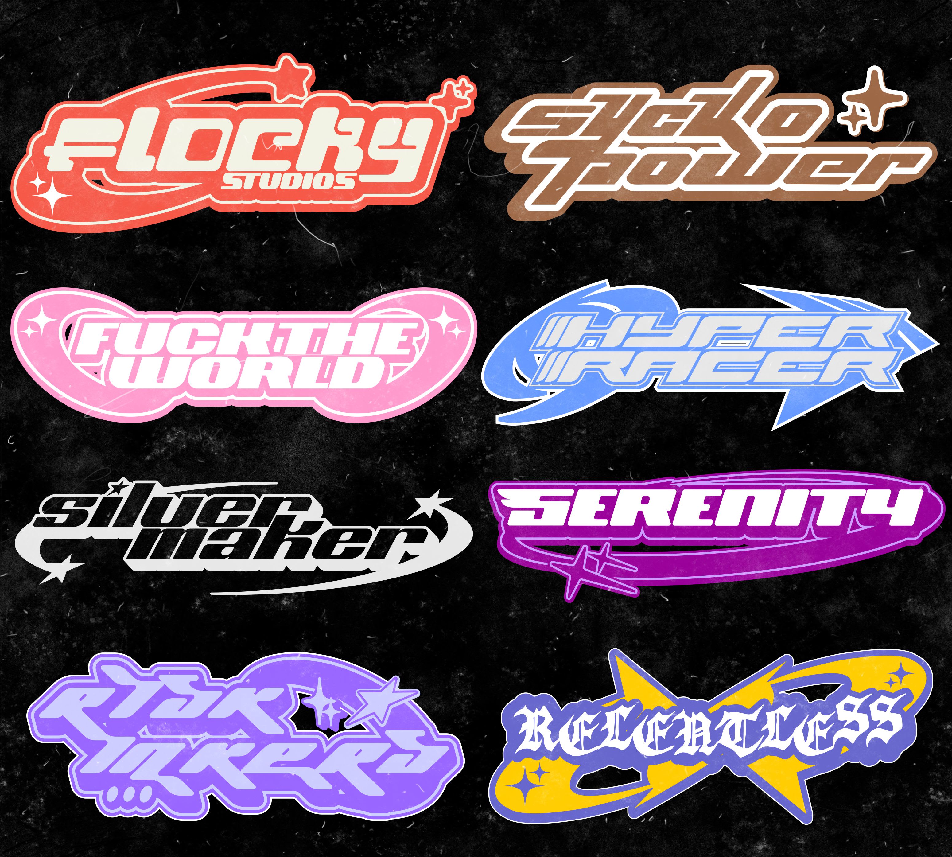 Design y2k style streetwear logo by Proudmaker | Fiverr