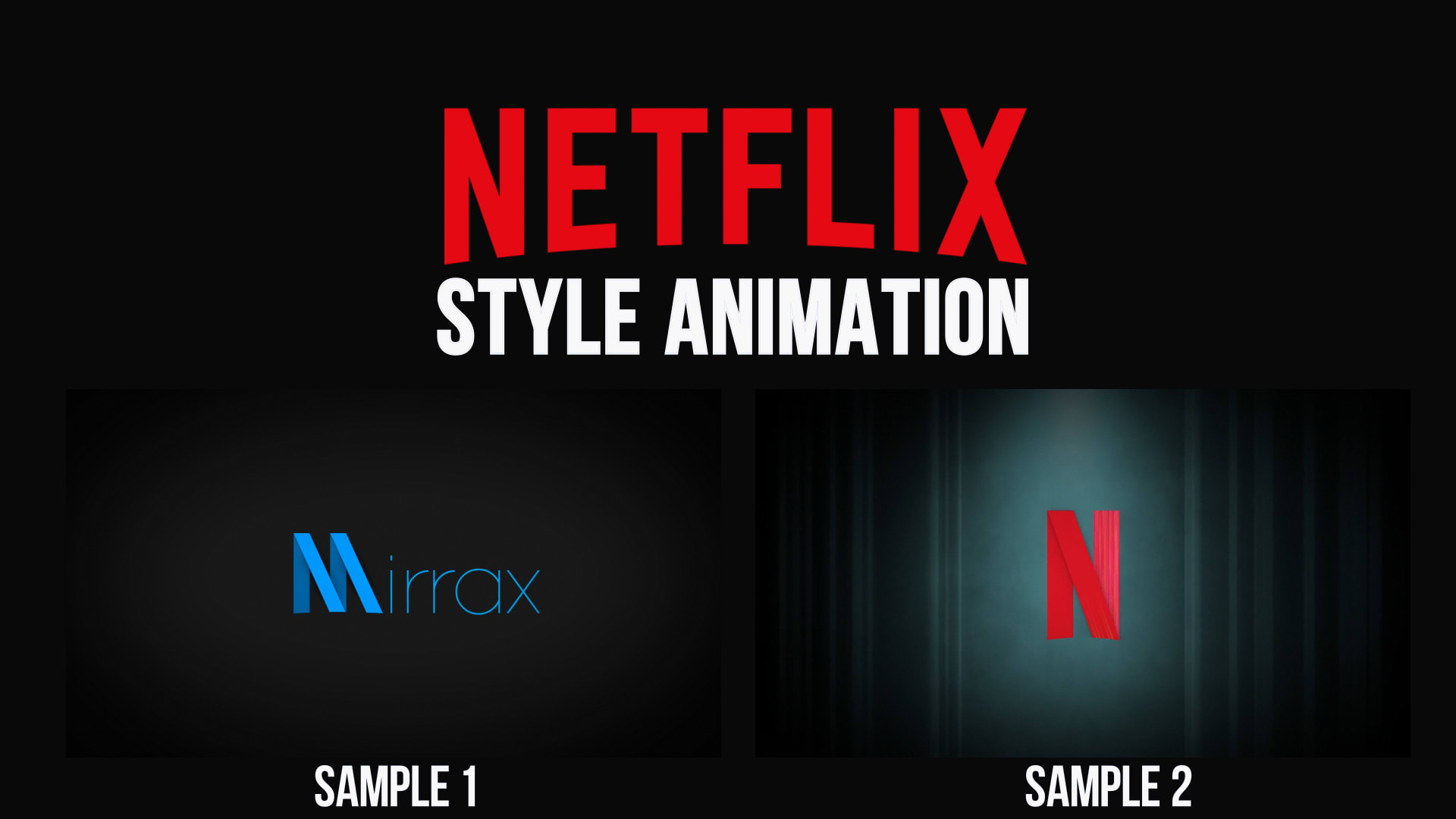 How To Easily Make The Netflix Logo Text Effect 