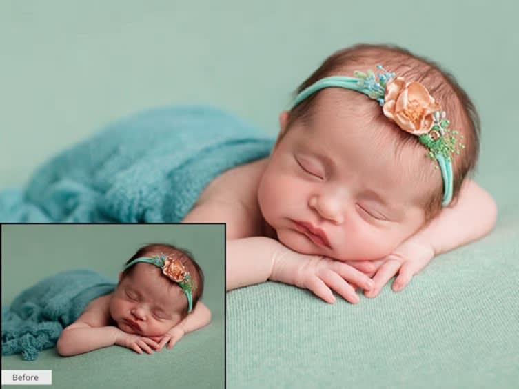 Do newborn baby photo editing, retouching and change background in  photoshop by Maisie_tucker78 | Fiverr