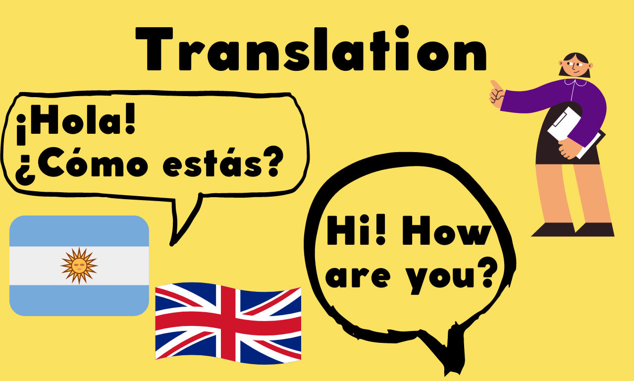 Translate any short text from english to spanish or viceversa carefully by  Agusv14 | Fiverr