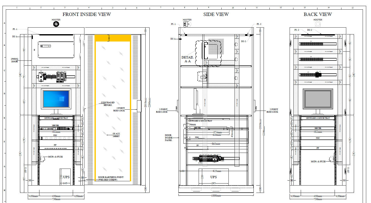 mcc Schalttafel CAD DWG