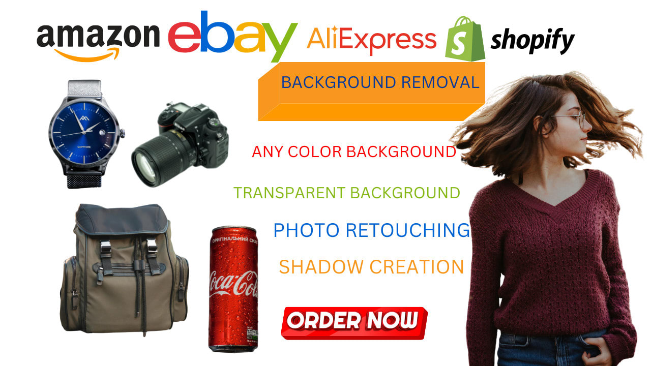 Do photo editing background removal and product retouching by Zarikhan398 |  Fiverr