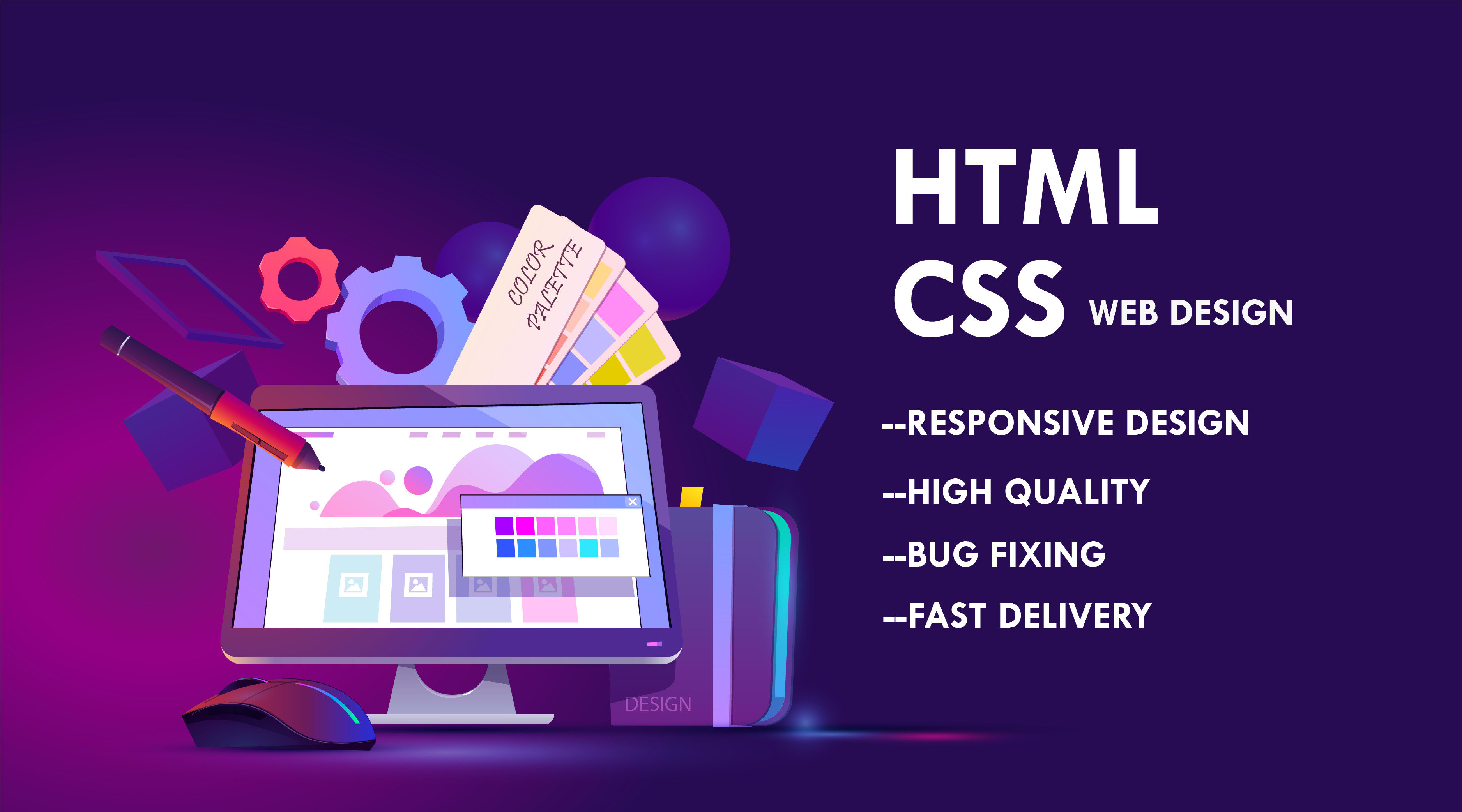 Creative CSS website design