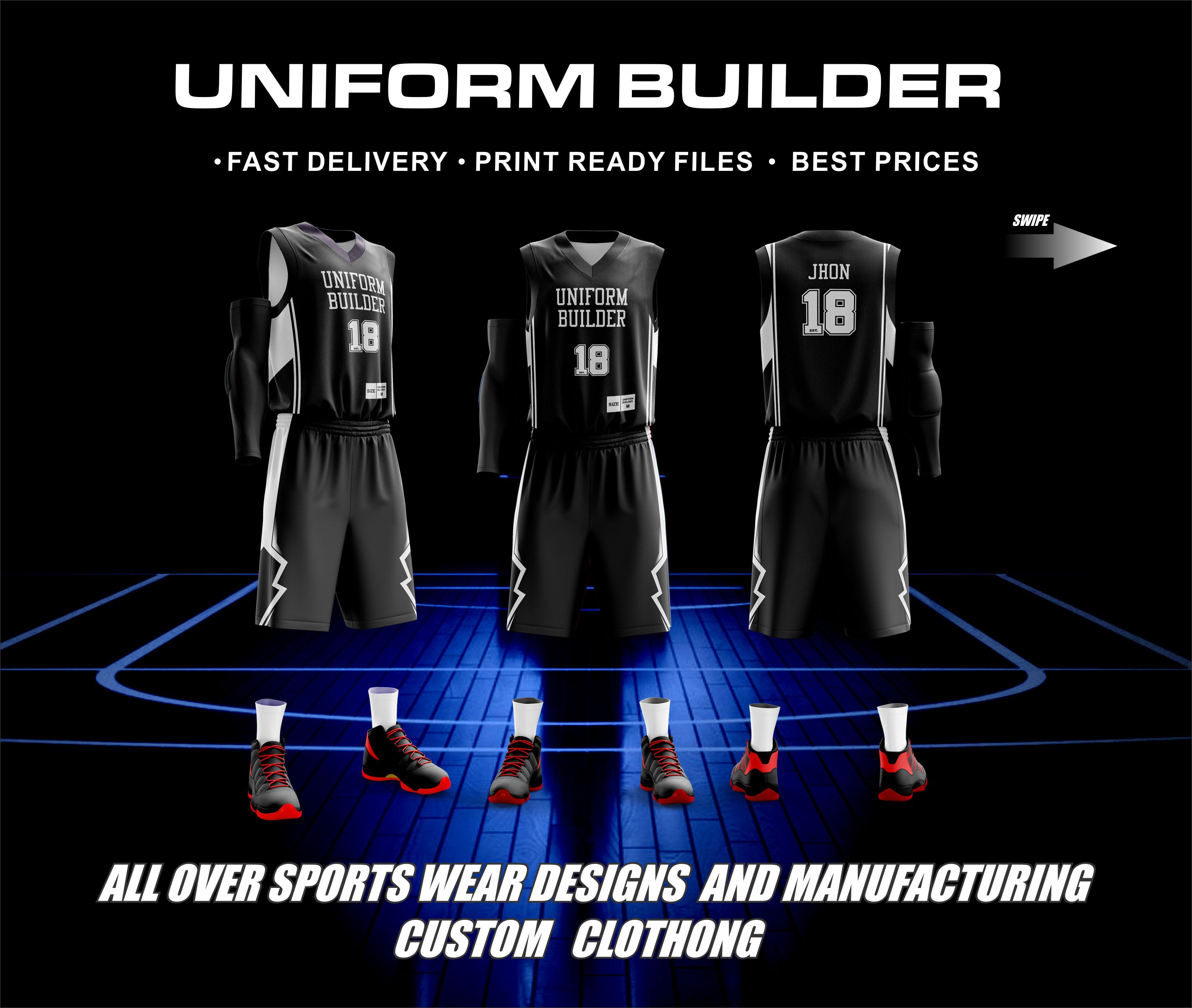 Basketball Uniforms - FAST TURNAROUND