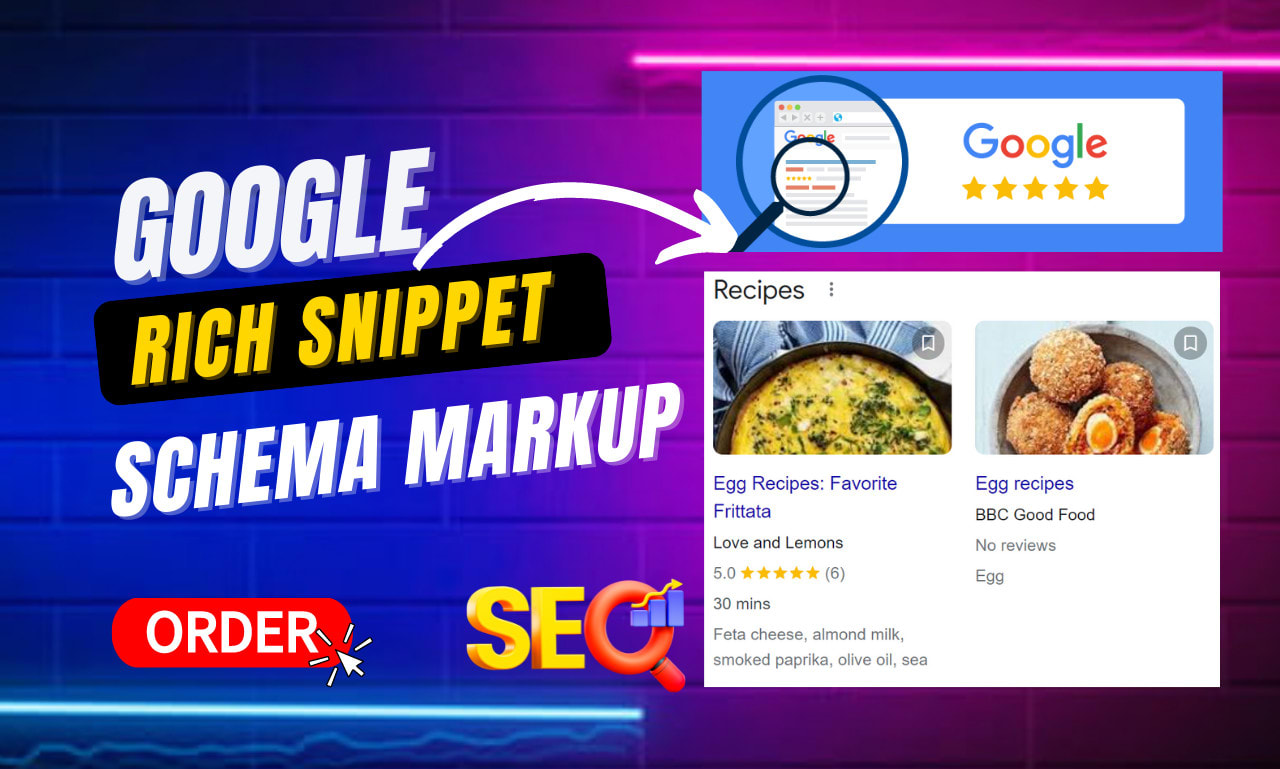 Setup rich snippet schema markup on your website by Syedsohail50