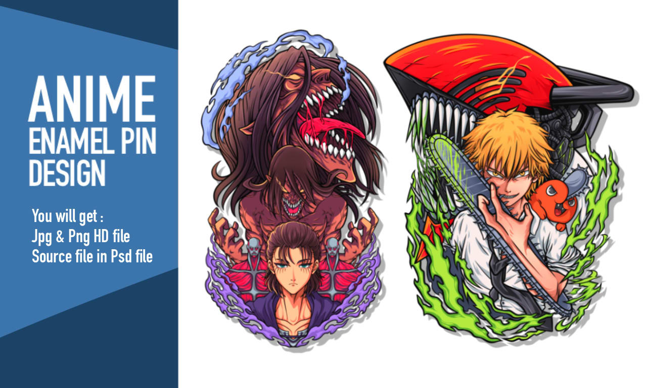 🌸anime inspired Kickstarter enamel pins project 29 days to go! 🌸 :  r/pinprojects