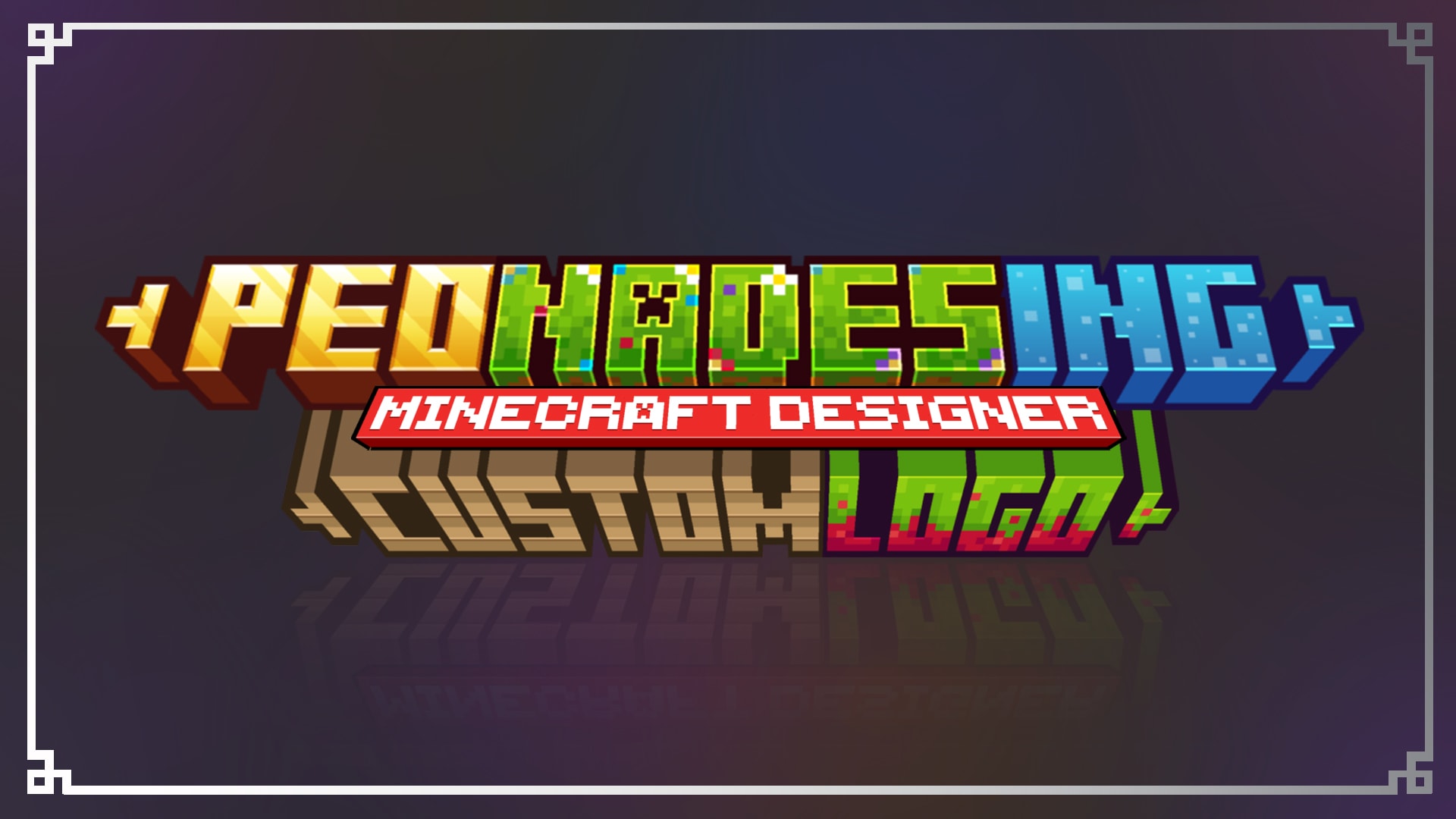 design you a custom minecraft logo