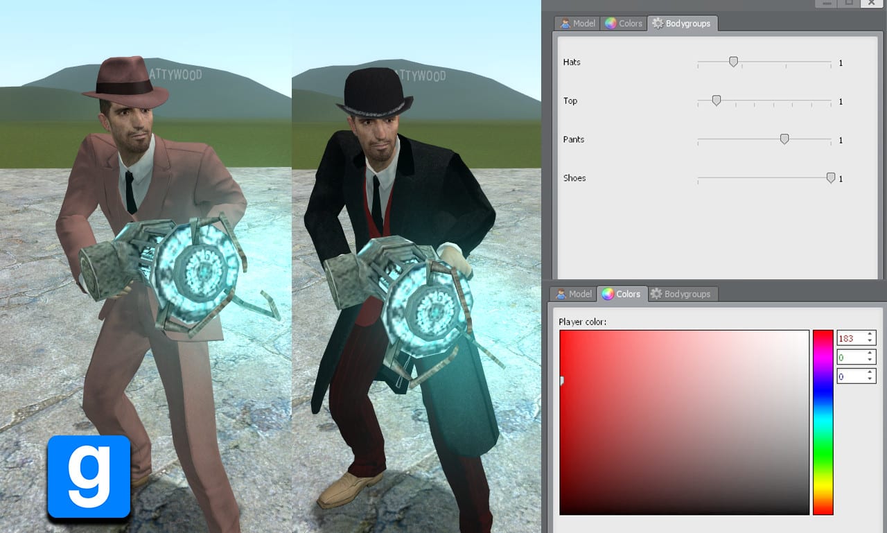 port your player model to gmod aka garrys mod