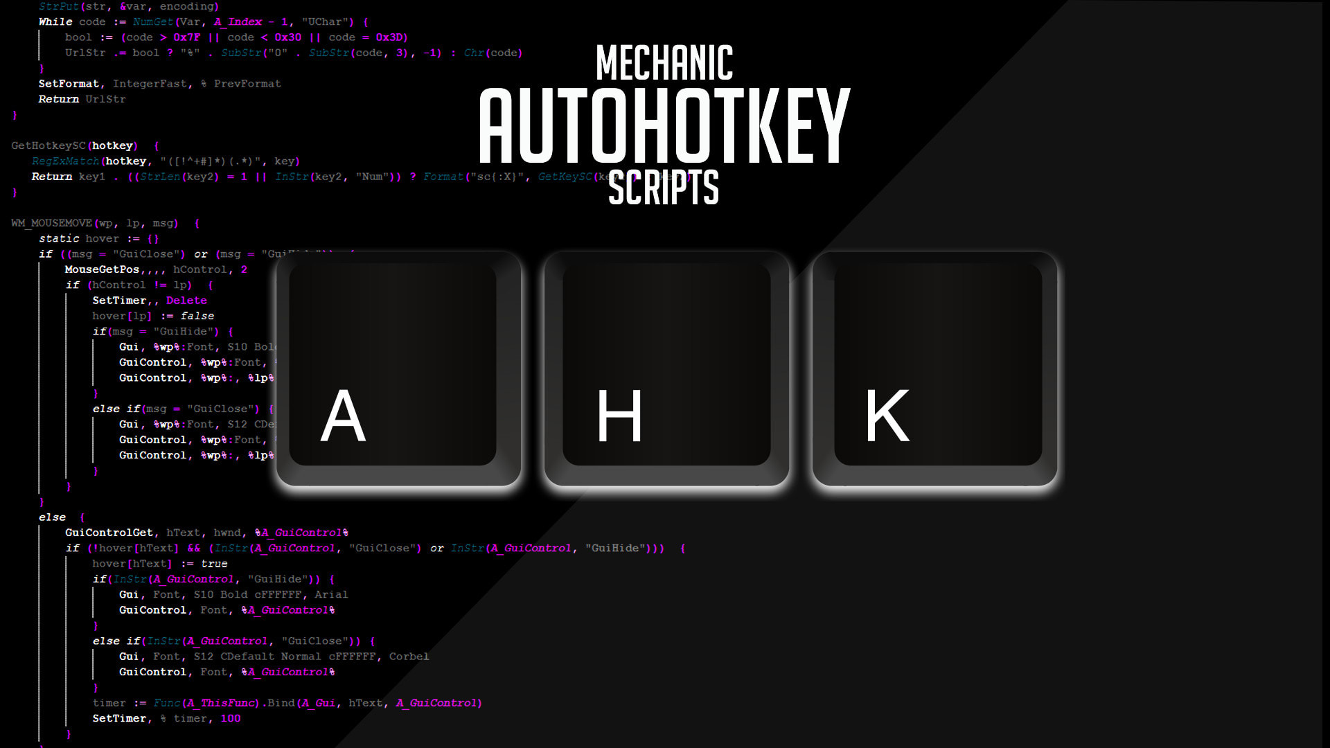 Create autohotkey script to automate your pc task by Mecha9ic | Fiverr