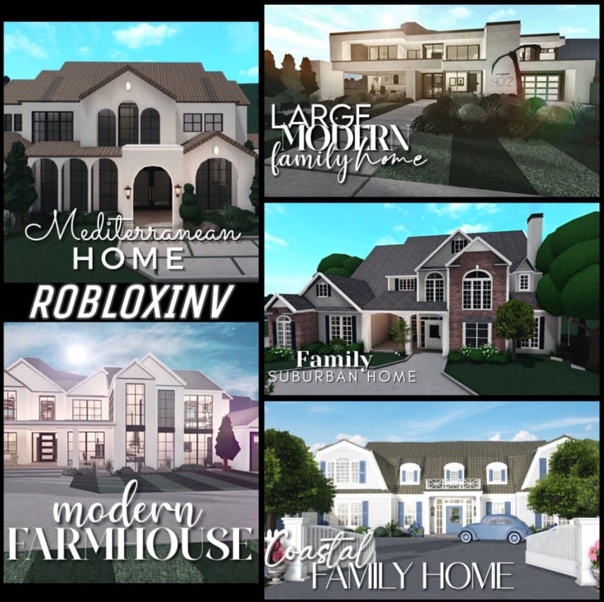 Bloxburg: Modern Family Mansion, Speedbuild