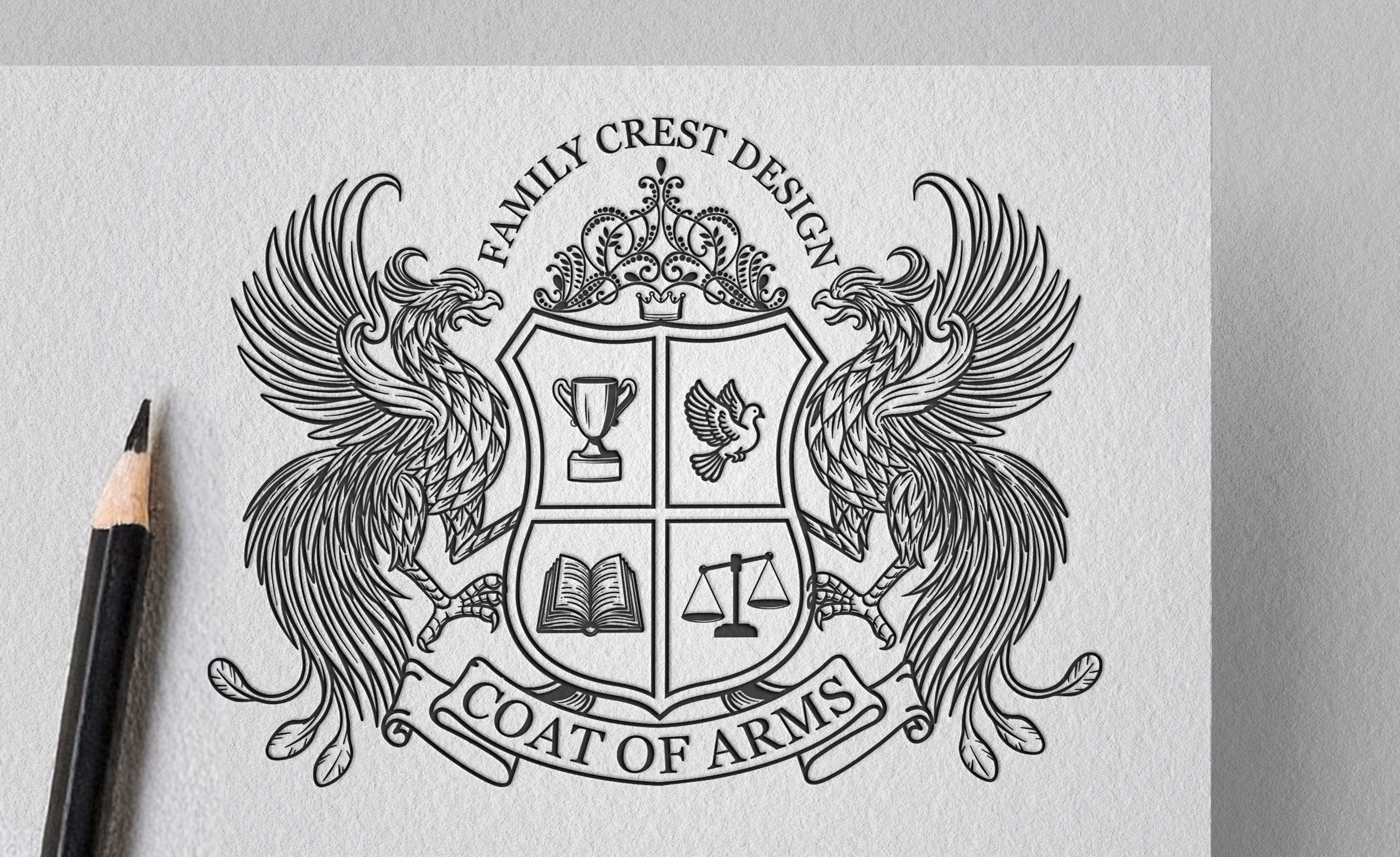 Simple Family Crest Design