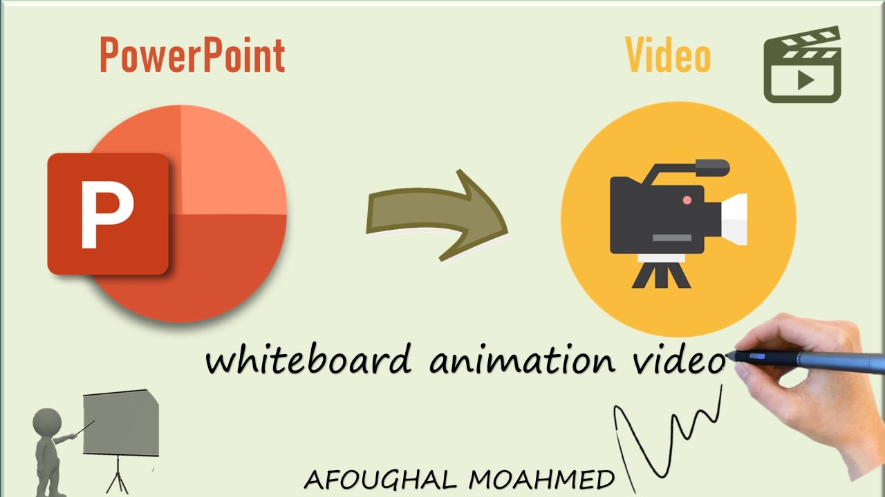 Convert your powerpoint slides to animated whiteboard videos by  Afoughalmohamed | Fiverr