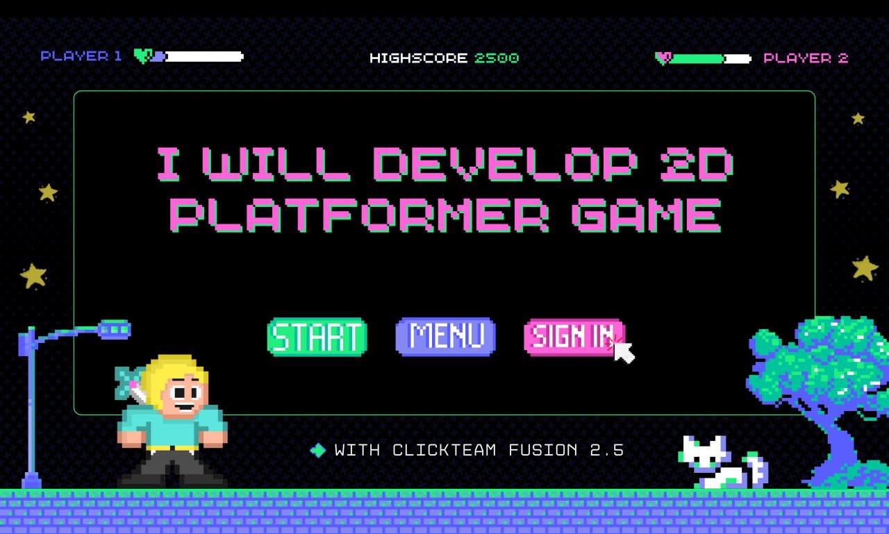 Develop a 2d platformer game with clickteam fusion by Fahmid_sristy | Fiverr