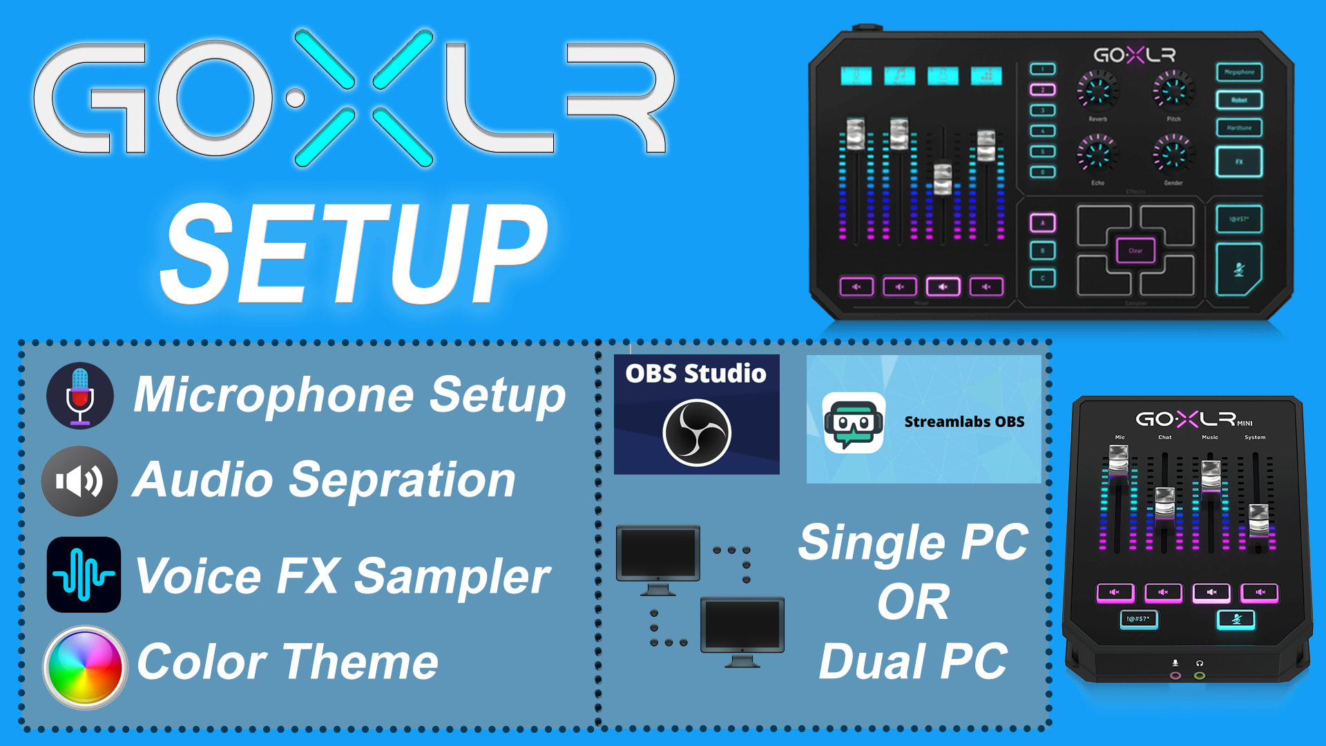 TC HELICON - GO XLR MINI - 2 Pc Streaming Setup audio fix