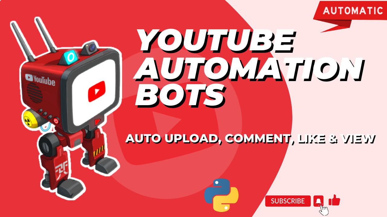 en términos de arco Naturaleza Develop youtube automation bot, custom bot, python, bot script by  Zensoft_sols | Fiverr