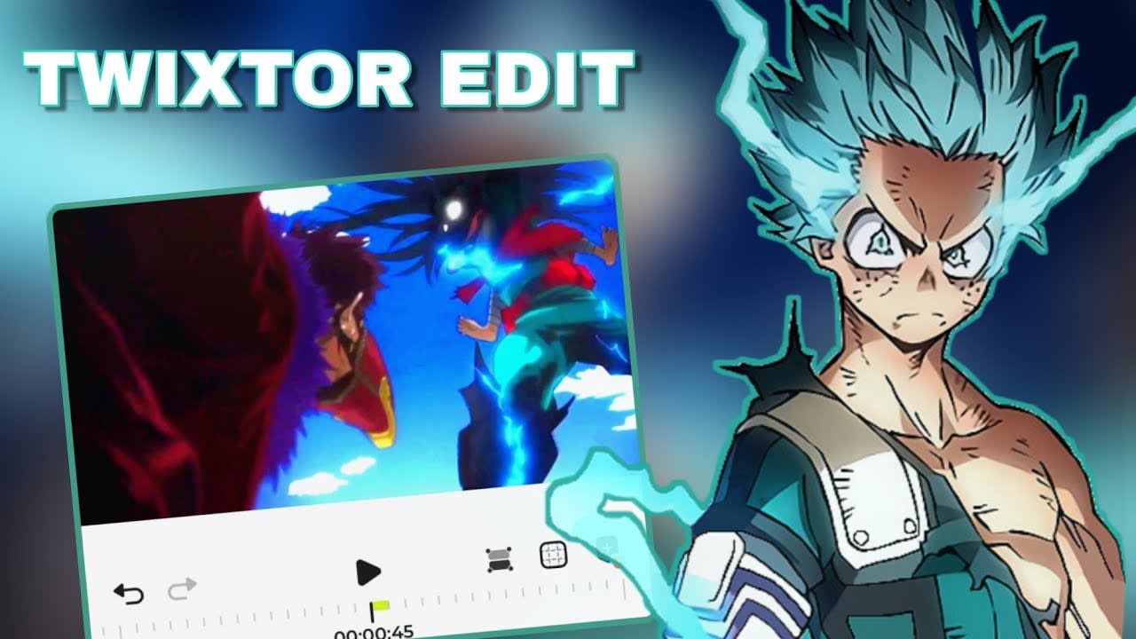 Make you a 4k smooth twixtor anime edit by Fistda | Fiverr