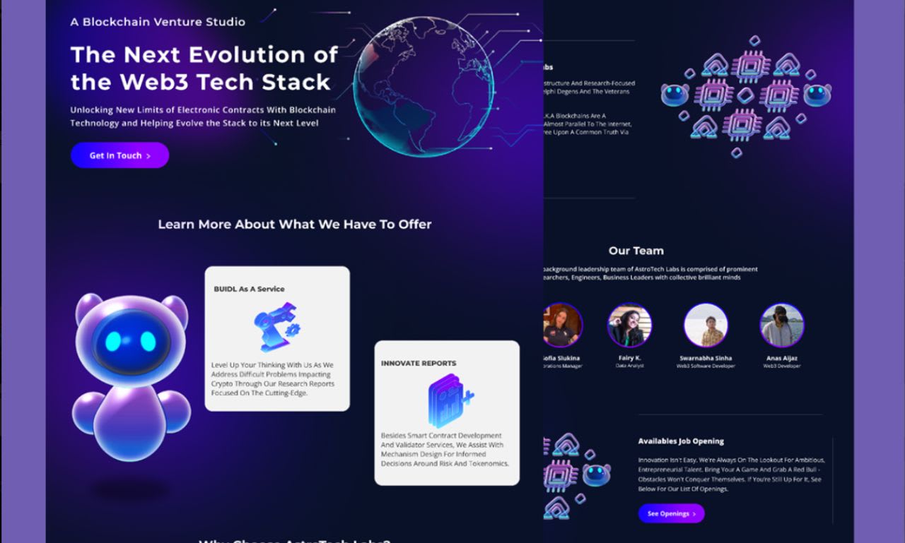Design crypto landing page, nft website, crypto website, tokenomics,  roadmap by Talha_web11 | Fiverr