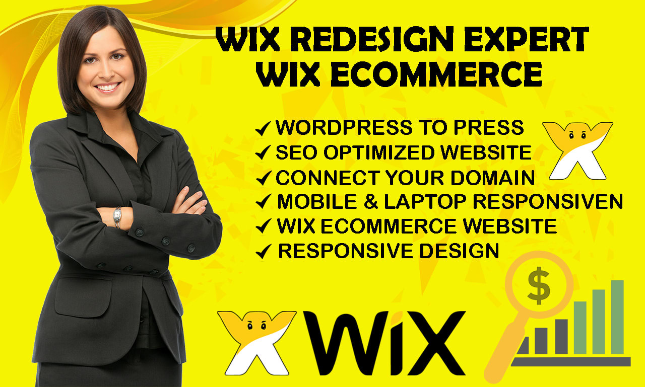 Design you a custom wix website or design wix and redesign your wix website  by Aemannafees | Fiverr