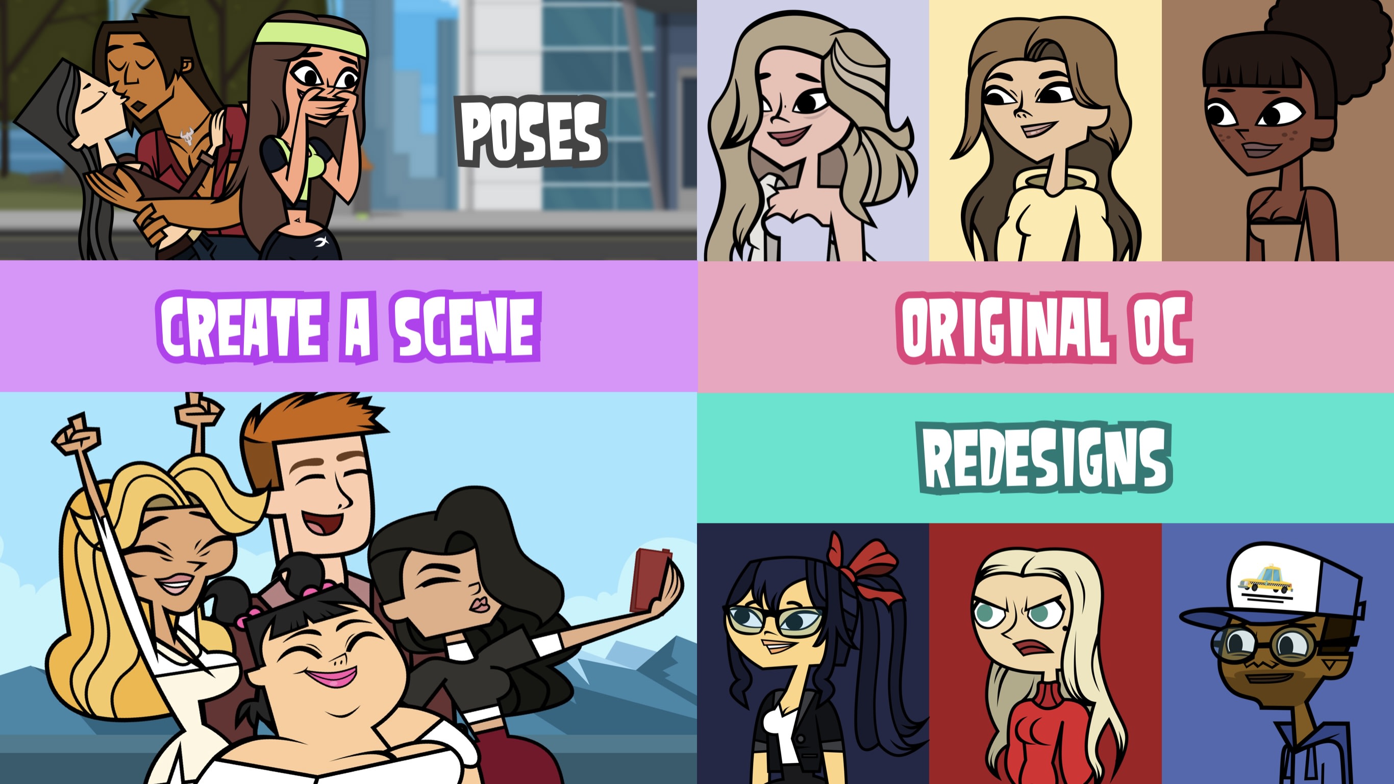 Do a total drama og or scene for you by Dawnsbubble | Fiverr