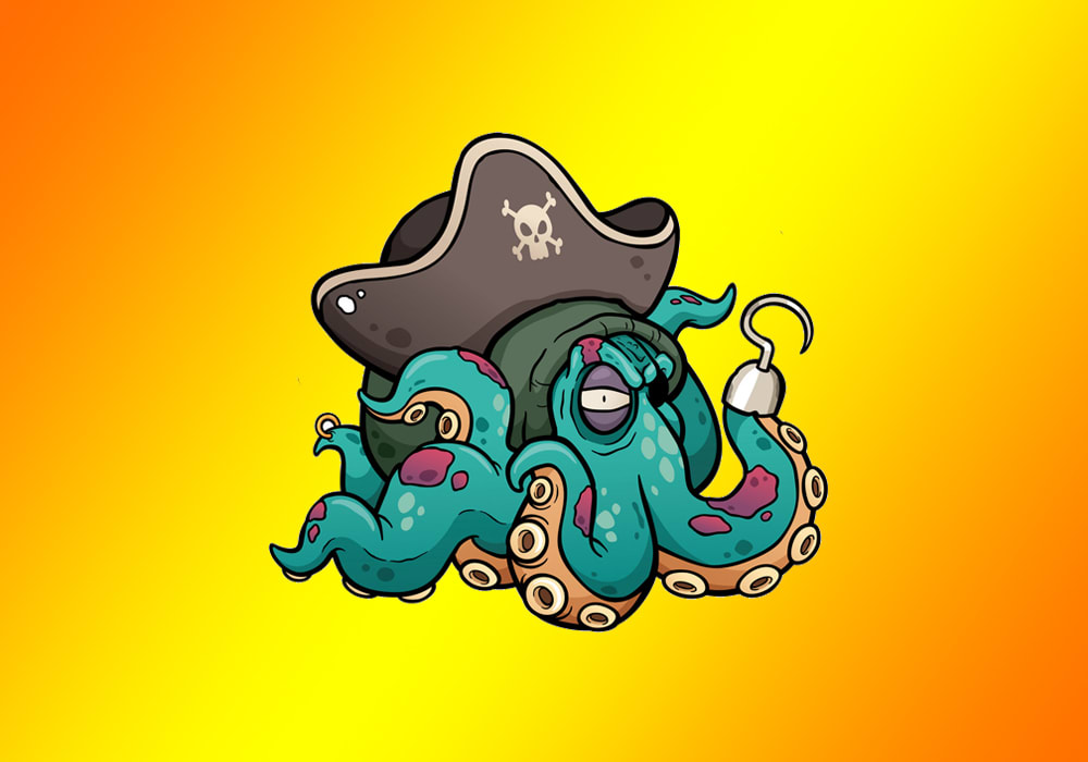 Design wonderful cartoon pirate octopus mascot logo with unlimited revision by Anmbiya_magi | Fiverr Design wonderful cartoon pirate octopus mascot logo with unlimited revision by Anmbiya_magi | Fiverr