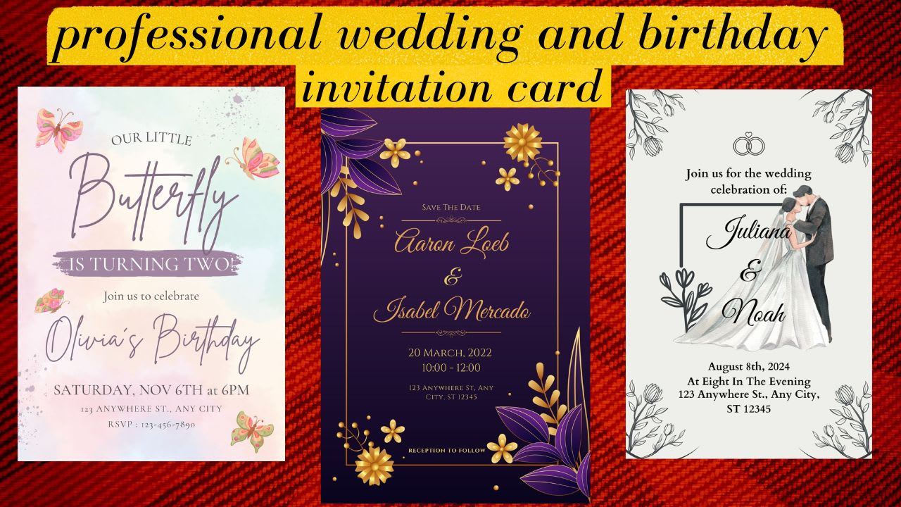 Les Cartes D'invitation De Mariage Ou Les Lettres De Jour De