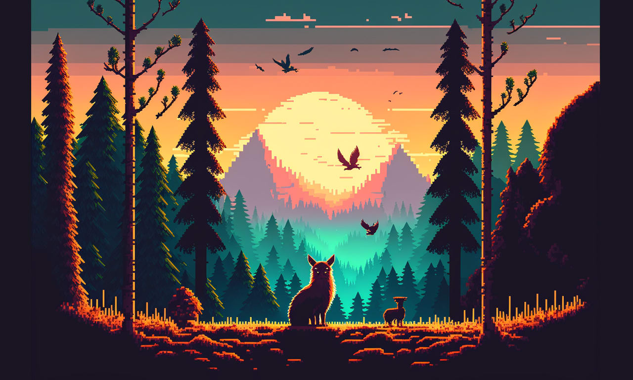 Hnliches Foto Pixel Art Background Pixel Art Design