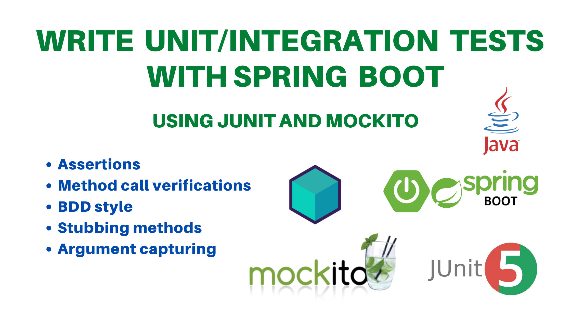 Spring boot junit hot sale mockito example