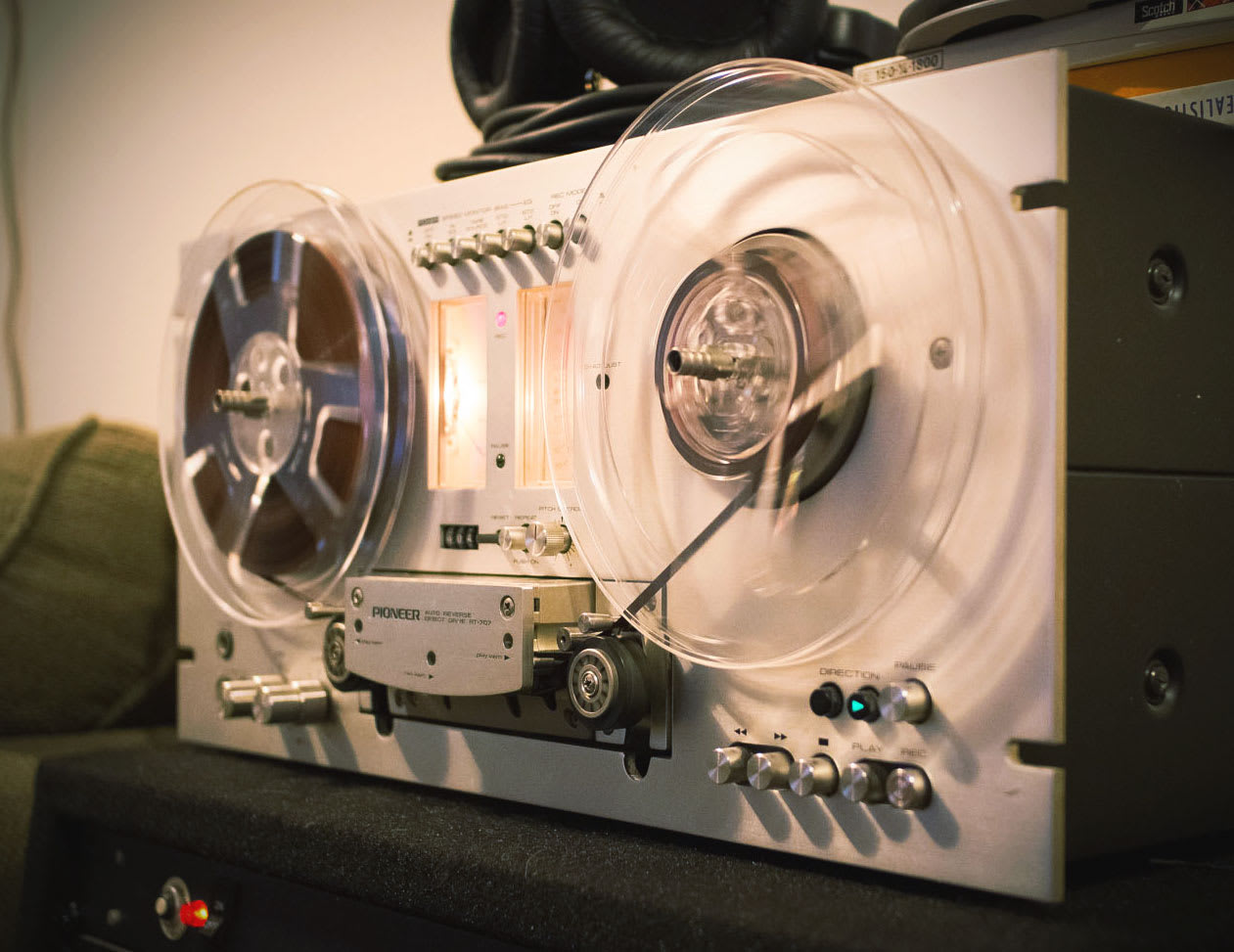run your song through a reel to reel tape machine